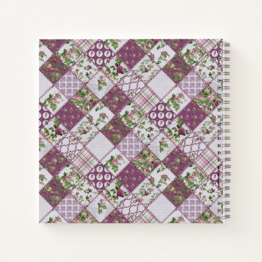 Carnet Shabby Chic Patchwork Quilt (Dos)