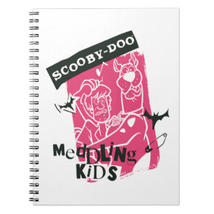 Carnet Shaggy and Scooby Doo Meddling Kids Punk Outline