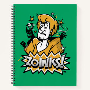 Carnet Shaggy "Zoinks !" Graphique demi-ton