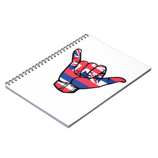 Carnet Shaka Hawaii (Côté gauche)