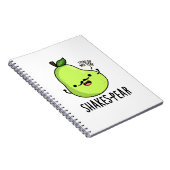Carnet Shakes-pear Drôle Poire Fruit Jeu de mots  (Côté Droit)