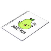 Carnet Shakes-pear Drôle Poire Fruit Jeu de mots  (Côté gauche)