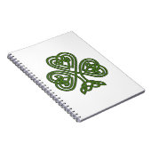 Carnet Shamrock celte - Jour de la Saint Patrick (Côté Droit)