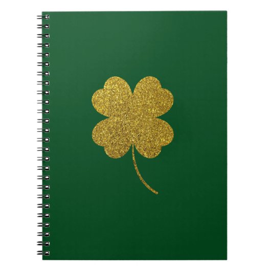 Carnet Shamrock de la Saint-Patrick (Devant)