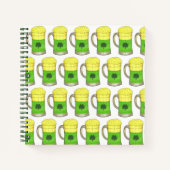 Carnet Shamrock de la Saint Patrick Clover Lucky Green Be (Devant)