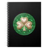 Carnet Shamrock d'or (Devant)