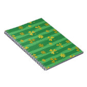 Carnet shamrock d'or st patrick (Côté Droit)