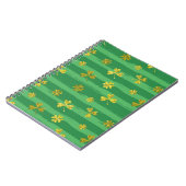 Carnet shamrock d'or st patrick (Côté gauche)