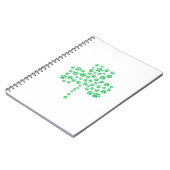 Carnet Shamrock Empreinte de patte de chien (Côté gauche)