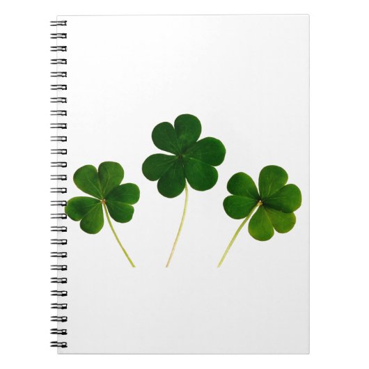 Carnet shamrock Jour de la Saint Patrick (Devant)