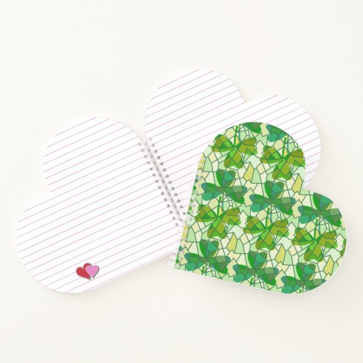 Carnet Shamrocks fragmentés (Intérieur)