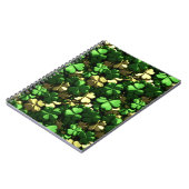 Carnet Shamrocks Gold Green (Côté gauche)
