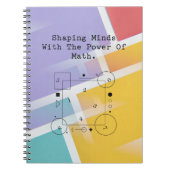 Carnet Shaping Minds Math Power | Inspiring Education (Devant)