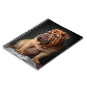 Carnet Shar Pei Chien intelligent avec conception de livr (Côté gauche)