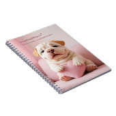 Carnet Shar Pei chiot – Douce étreinte par WangWang (Côté Droit)
