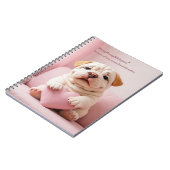 Carnet Shar Pei chiot – Douce étreinte par WangWang (Côté gauche)