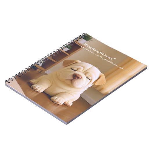 Carnet Shar Pei Puppy - Soft Serenity by WangWang (Côté gauche)