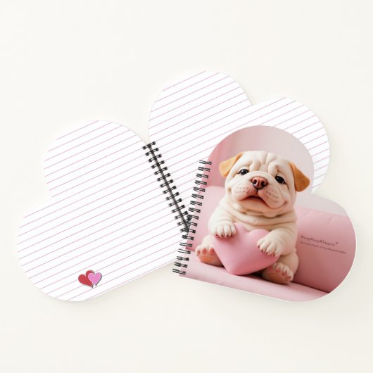 Carnet Shar Pei Puppy – Sweet Embrace by WangWang (Intérieur)