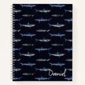 Carnet Shark Invasion Pattern (Devant)