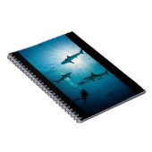 Carnet Sharks and Diver (Côté Droit)
