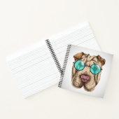 Carnet Sharpei dans les lunettes de soleil (Intérieur)