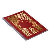 Carnet SHAZAM ! | Capacités Golden Typography Graphic (Côté Droit)