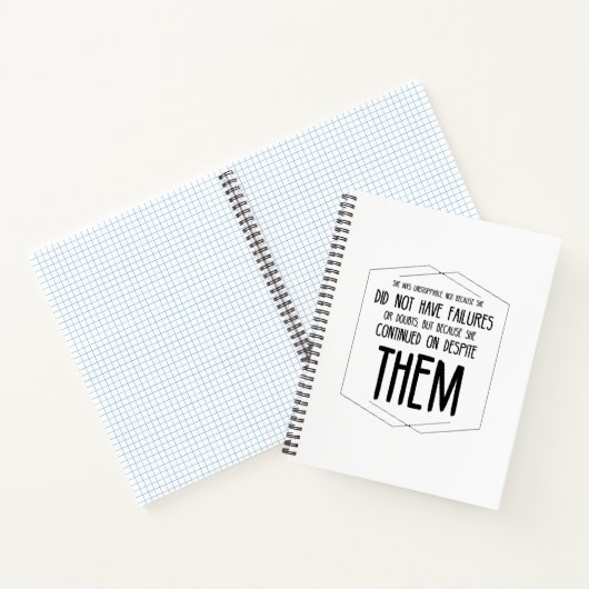 Carnet She was unstoppable not because did not have (Intérieur)