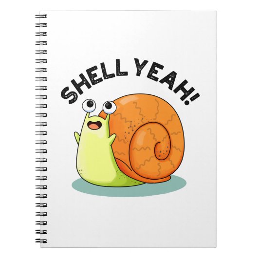 Carnet Shell Yeah Drôle de Punaisie d'Escargot (Devant)