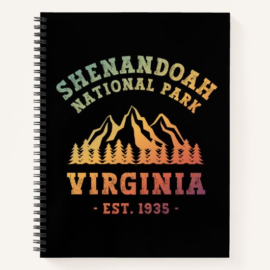 Carnet Shenandoah National Park Virginia USA (Devant)
