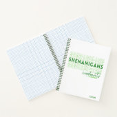 Carnet Shenanigans Coordonnateur Saint Patrick sur mesure (Intérieur)