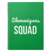 Carnet Shenanigans Squad St Patrick's Day (Devant)