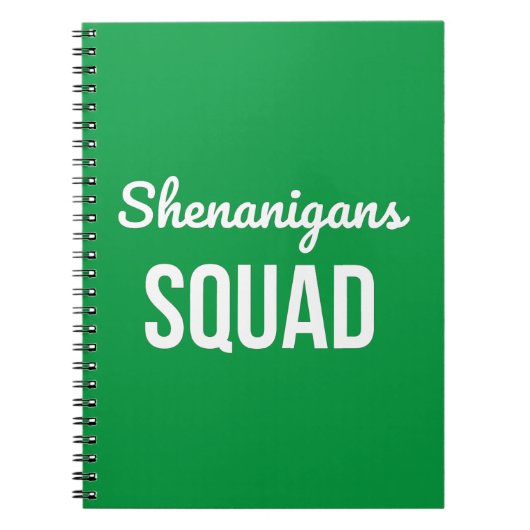 Carnet Shenanigans Squad St Patrick's Day (Devant)