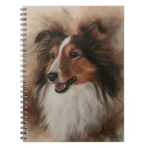Carnet Shetland Sheepdog Sheltie smiling
