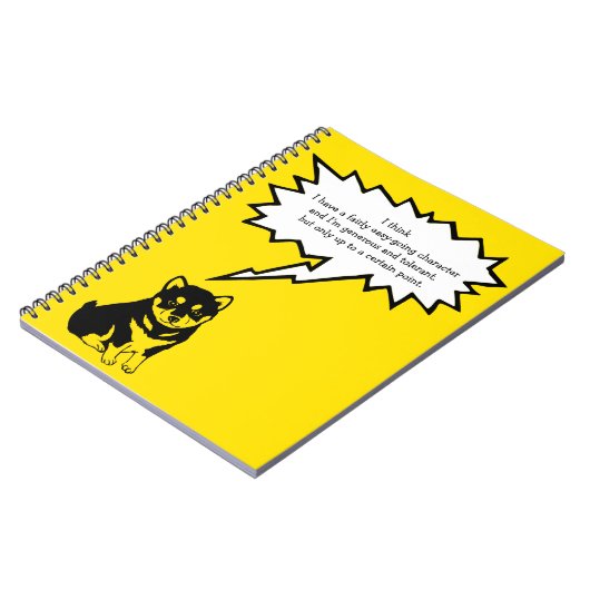 Carnet Shiba Inu Chien chinois Année 2018 Discours Bubble (Côté gauche)