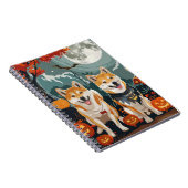 Carnet Shiba Inu Halloween Épouvantable (Côté Droit)