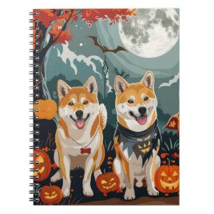 Carnet Shiba Inu Halloween Épouvantable