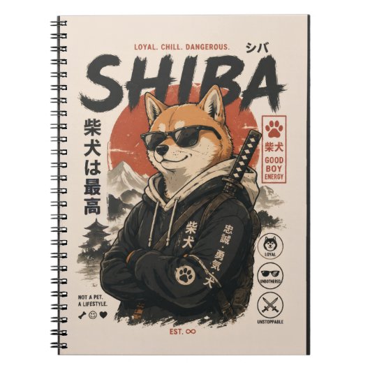 CARNET SHIBA LE PROTECTEUR (Devant)
