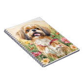 Carnet Shih Tzu - Carnet de chien mignon (Côté Droit)