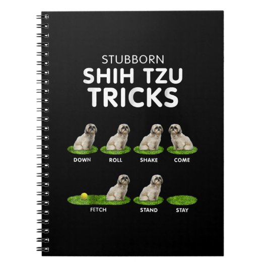 Carnet Shih Tzu Lover | Funny Shih Tzu Trick Dog Love (Devant)