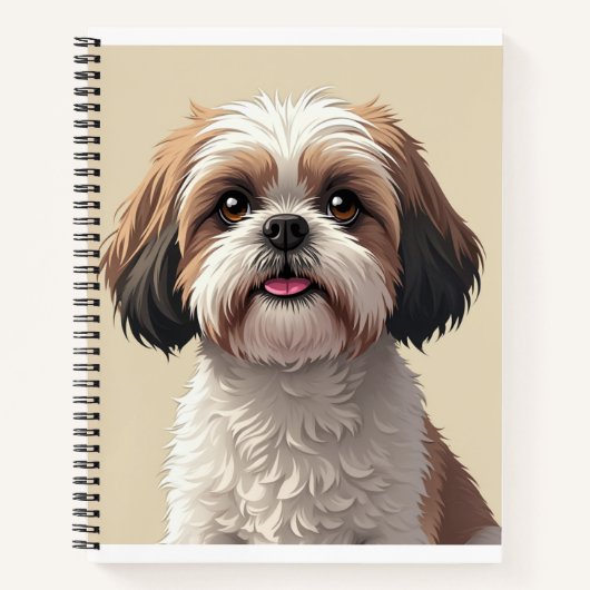 Carnet ShihTzu Mandoo (Devant)
