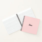 Carnet Shine Pink Modern Minimalist Design (Intérieur)