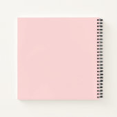 Carnet Shine Pink Modern Minimalist Design (Dos)