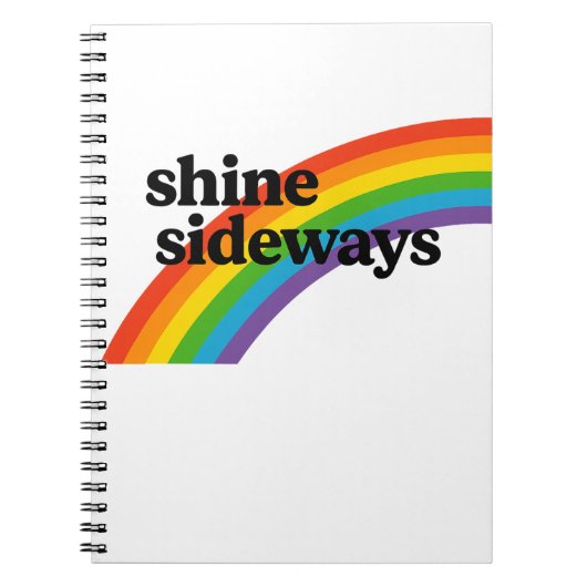 Carnet Shine Sideways (Devant)