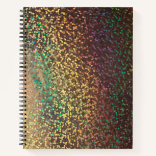 Carnet Shiny, confetti, multicolore
