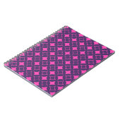 Carnet shippo rose et violet (Côté gauche)