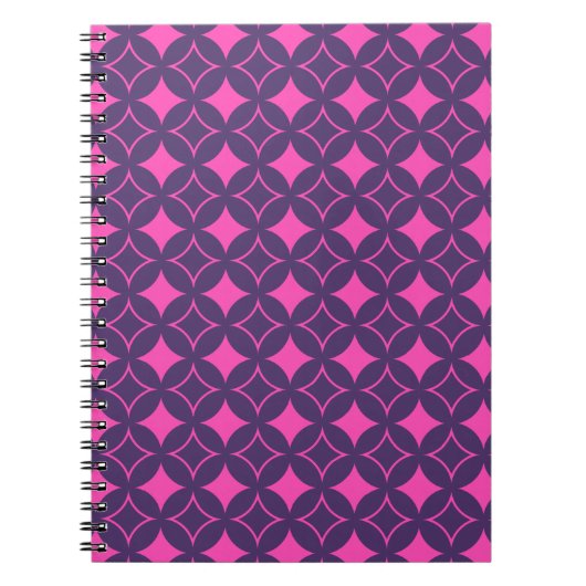 Carnet shippo rose et violet (Devant)