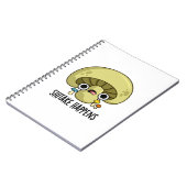 Carnet Shitake Happens Blague de Champignon Drôle  (Côté gauche)