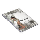 Carnet Shogirl en argent (Côté Droit)