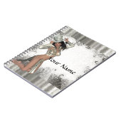 Carnet Shogirl en argent (Côté gauche)