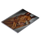 Carnet Shop Chocolate Lab Pit Mix Chien (Côté gauche)